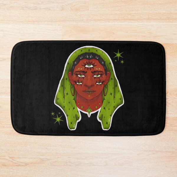 Item preview, THE OLIVE-EYED DJINN designed and sold by PoissonduNil.