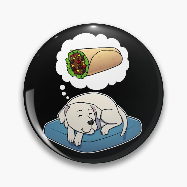 Aperçu de l'œuvre Dogo Argentino dreaming about Burritos créée et vendue par DoggieDelights.