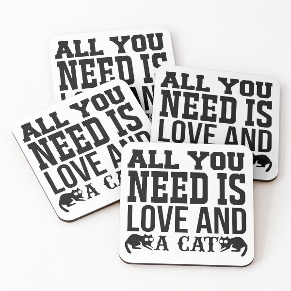Item preview, All you need is love and a cat designed and sold by OHNS Corner.
