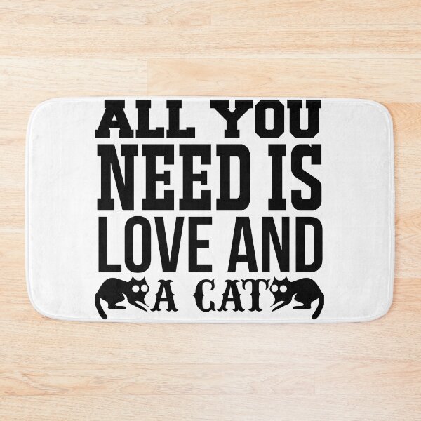 Item preview, All you need is love and a cat designed and sold by OHNS Corner.
