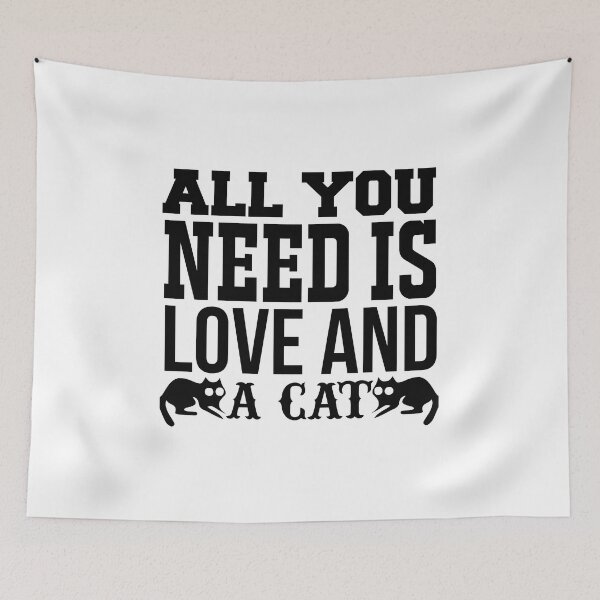 Item preview, All you need is love and a cat designed and sold by OHNS Corner.