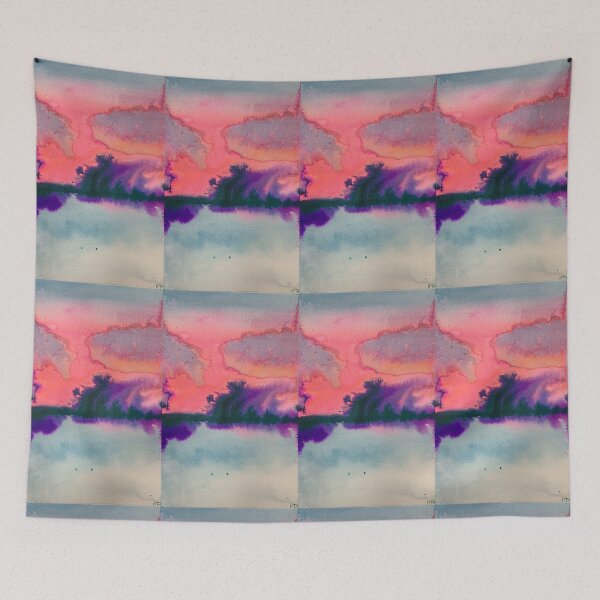 Item preview, Fractal Sunset designed and sold by Praline Creative.