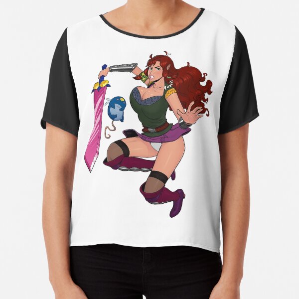 Lusty Attack - Full colour Chiffon Top