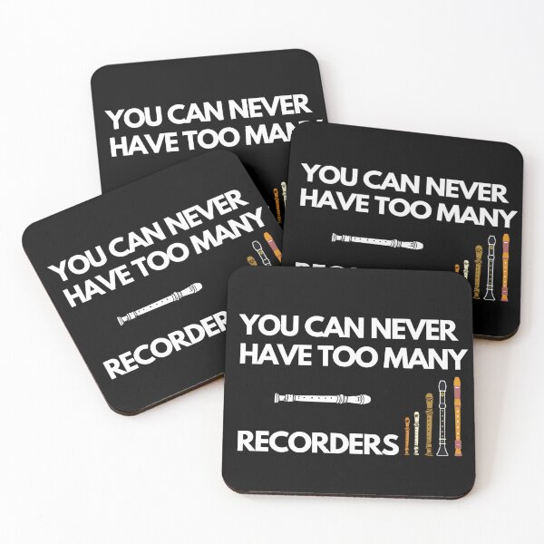 Item preview, You can never have too many recorders - English version designed and sold by piesdesignart.