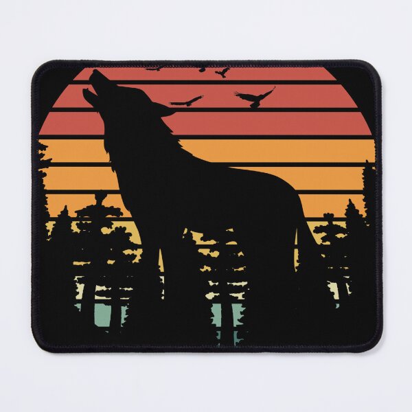 Item preview, Wolf Retro Vintage Art Funny Wolf Gift For Wolves Lover Cute Sunset Vintage Wolf designed and sold by Thecitiesstore.