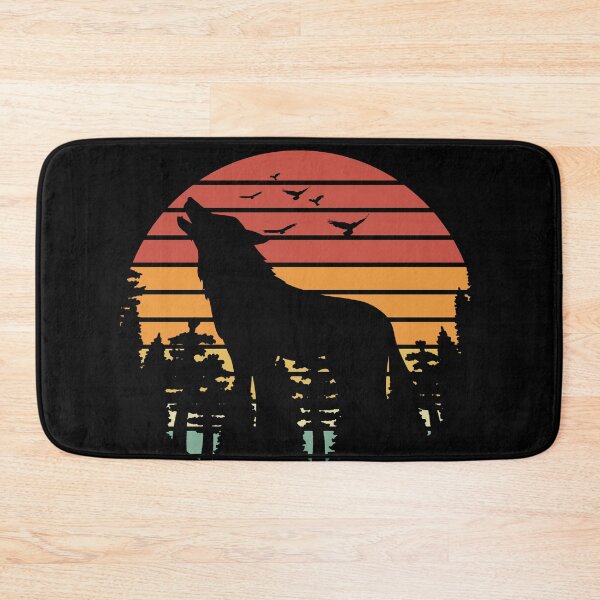 Item preview, Wolf Retro Vintage Art Funny Wolf Gift For Wolves Lover Cute Sunset Vintage Wolf designed and sold by Thecitiesstore.