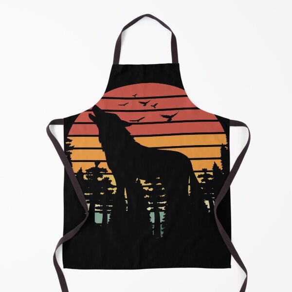 Item preview, Wolf Retro Vintage Art Funny Wolf Gift For Wolves Lover Cute Sunset Vintage Wolf designed and sold by Thecitiesstore.