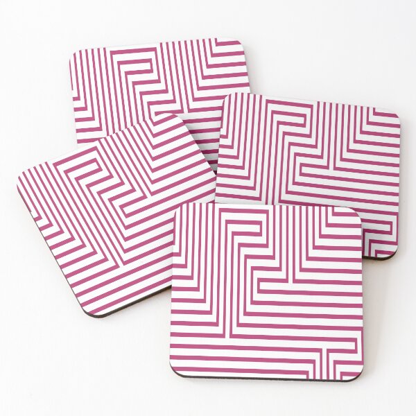Item preview, Beetroot Purple Abstract Geometric  designed and sold by hedru.