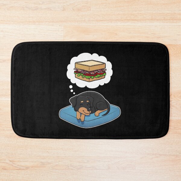 Item preview, Miniature Pinscher dreaming about a BLT Sandwich designed and sold by DoggieDelights.