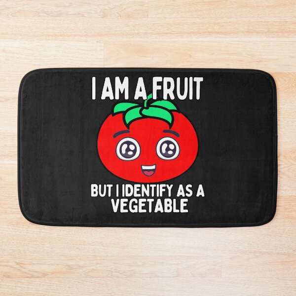 Item preview, Funny Tomato I am A Fruit But Identify as a vegetable Veggie Transplant Pun designed and sold by funnytshirtemp.