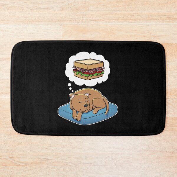 Item preview, Staffordshire Bull Terrier dreaming about a BLT Sandwich designed and sold by DoggieDelights.