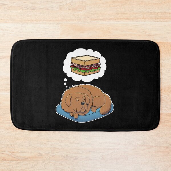 Item preview, Tibetan Mastiff dreaming about a BLT Sandwich designed and sold by DoggieDelights.