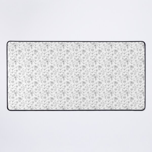 Item preview, Botanical Black and White Floral Pattern designed and sold by Lunamise.