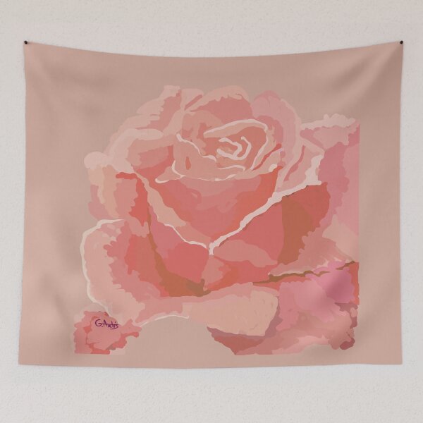 Item preview, pink rose designed and sold by María Ángeles Conesa Artés.