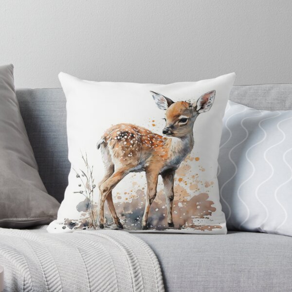 Deer clearance shaped pillow