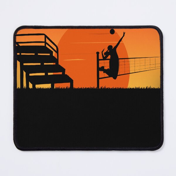 Item preview, Volleyball Sunset Art Cute Volleyball Retro Design For Volleyball Players And Fans designed and sold by Thecitiesstore.