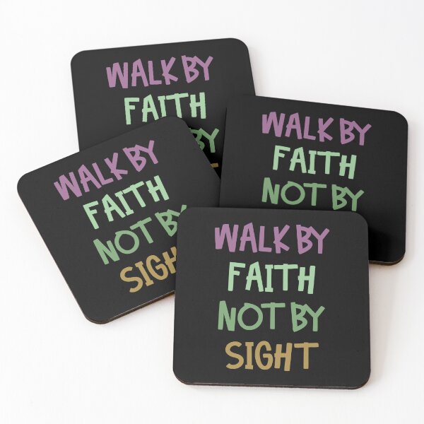 Item preview, Walk by faith not by sight - Bible verse, Faith quotes designed and sold by bluehatgraphics.