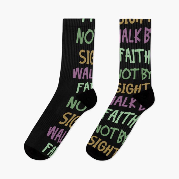 Item preview, Walk by faith not by sight - Bible verse, Faith quotes designed and sold by bluehatgraphics.