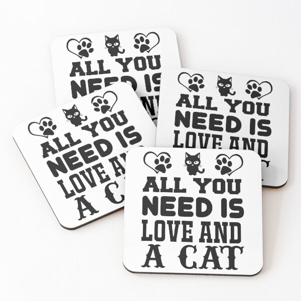 Item preview, All you need is love and a cat designed and sold by OHNS Corner.