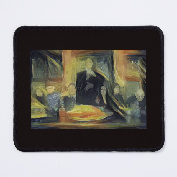 Item preview, The Addams Family Portrait Abstract Expressionism Digital Art designed and sold by Gogmagosh.