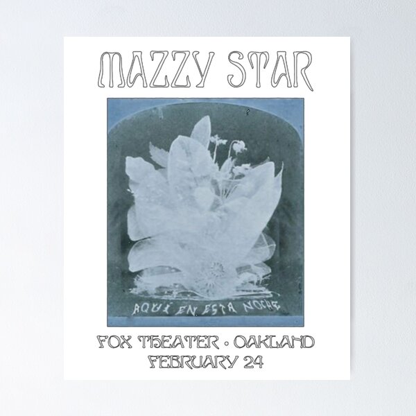 Item preview, Mazzy Star - Concert Poster Oakland designed and sold by Abedoncury.