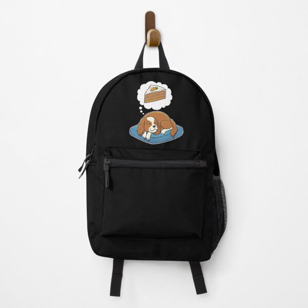 Item preview, Cavalier King Charles Spaniel dreaming about Carrot Cake designed and sold by DoggieDelights.