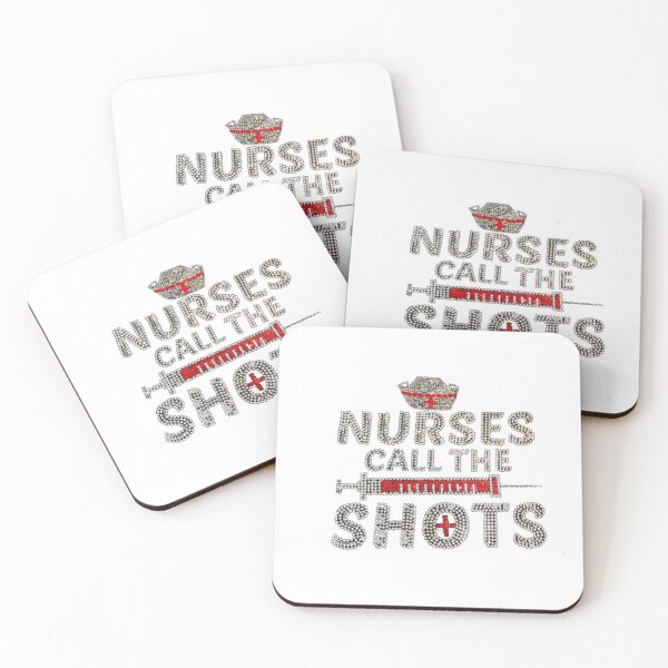 Item preview, Funny Nurses Call The Shots Pun  designed and sold by 7designsbynature.