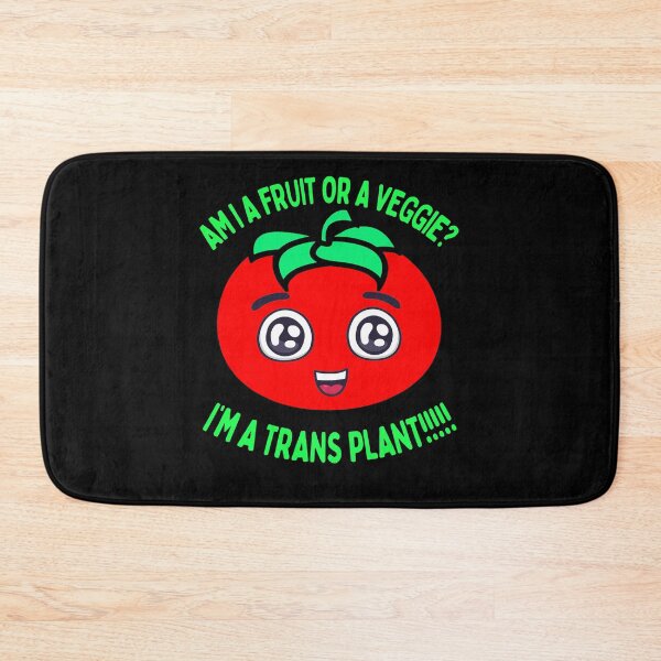 Item preview, Funny Tomato Am I A fruit or a Veggie or a Transplant Pun designed and sold by funnytshirtemp.