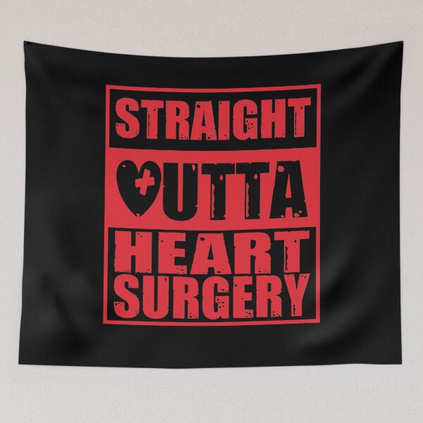 Item preview, Congenital Heart Disease Awareness| Straight Outta Heart Surgery | Heart Warrior Gift | CHD designed and sold by AMINE  ★★★★★.