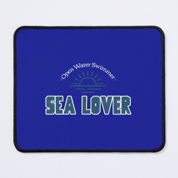 Item preview, Sea Lover - Open Water Swimming Design - Blue and White - Wild Swimming Tees Long  designed and sold by TopChoice0201.