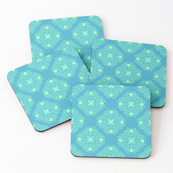Item preview, Garden Interweave - 6 BLUISH CYAN designed and sold by Carina Parry Studios.