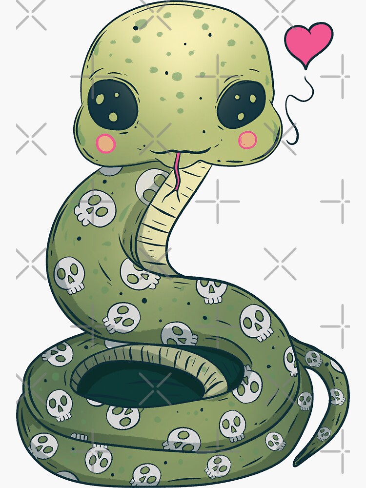 "Snake love" Sticker for Sale by jess1586 Redbubble