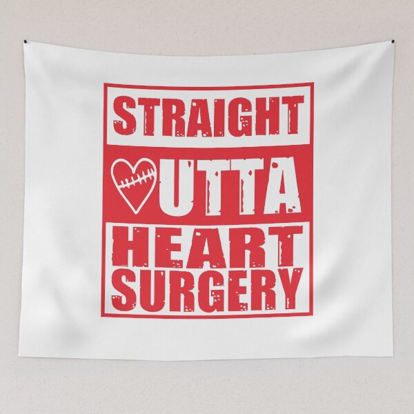 Item preview, Congenital Heart Disease Awareness| Straight Outta Heart Surgery | Heart Warrior Gift | CHD designed and sold by AMINE  ★★★★★.