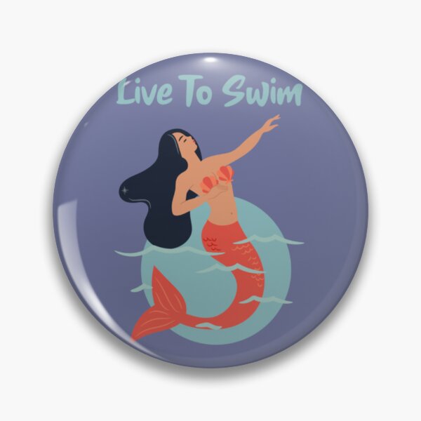 Item preview, Live to Swim Mermaid  - Open Water  Wild Swimming - Wild Swimming Tees   designed and sold by TopChoice0201.