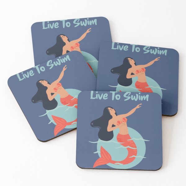 Item preview, Live to Swim Mermaid  - Open Water  Wild Swimming - Wild Swimming Tees   designed and sold by TopChoice0201.