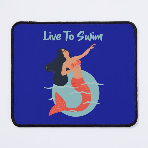 Item preview, Live to Swim Mermaid  - Open Water  Wild Swimming - Wild Swimming Tees   designed and sold by TopChoice0201.
