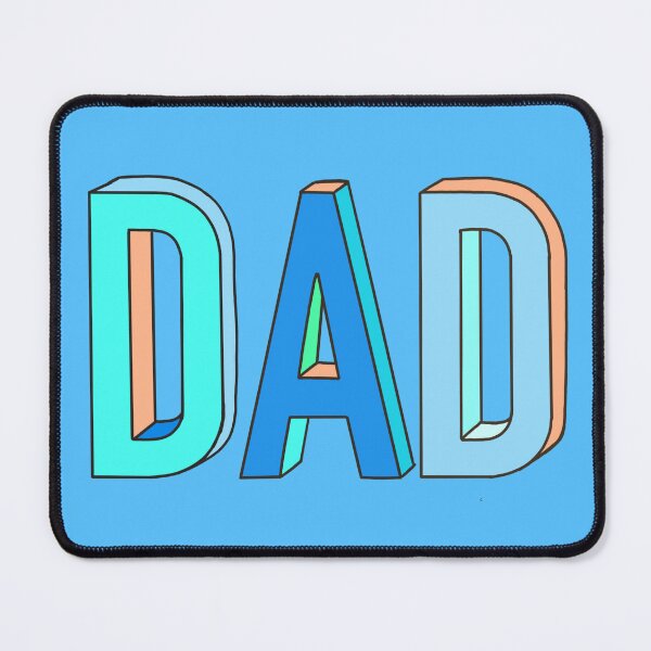 Item preview, Dad In Hand Drawn 3D Text designed and sold by Adam Regester.