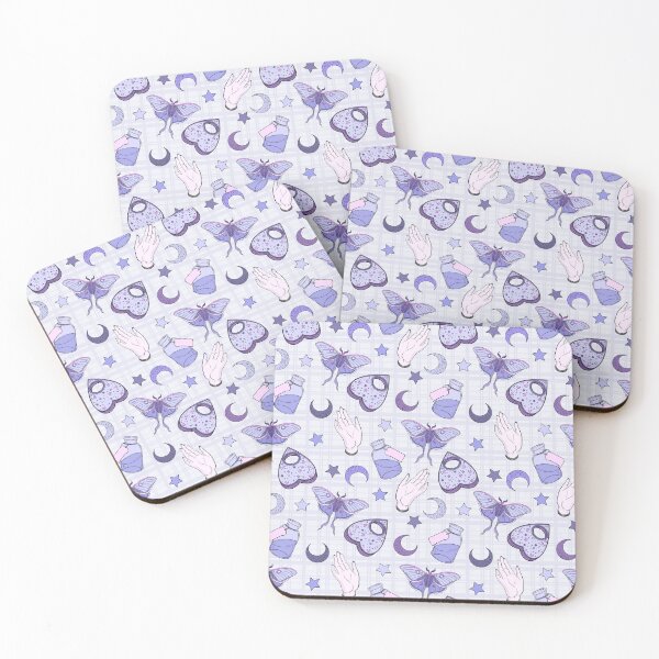 Item preview, Plaid Full Colour Purple Witchy Floral Pattern designed and sold by Lunamise.