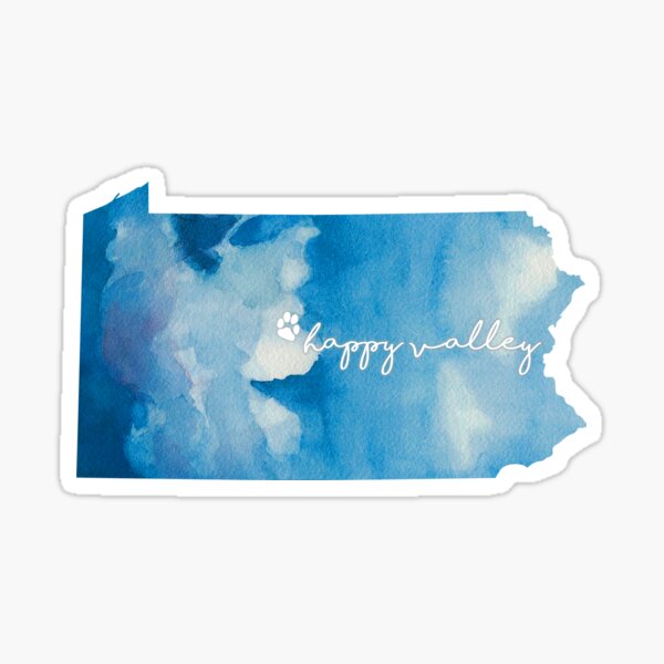 Item preview, Blue & White Pennsylvania | Happy Valley  designed and sold by solomusicgirly.