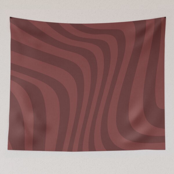 Item preview, Red Wavy Pattern designed and sold by TheArtAngels.