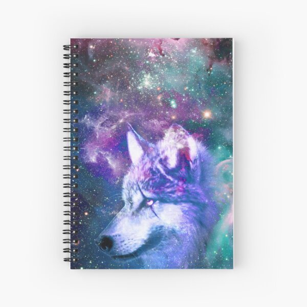 Artikel-Vorschau von Wolfsgesicht mit Galaxie, designt und verkauft von HEARTBEATS.
