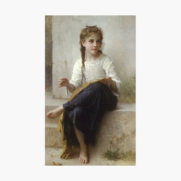 Vista previa del artículo con la obra «Costura (1898) - William Bouguereau», diseñado y vendido por SALON DES ARTS.