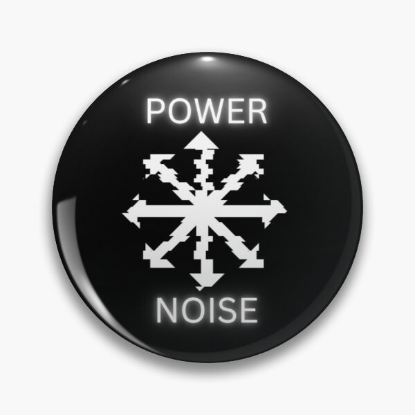 Item preview, Power Noise with Glitched Chaos Star designed and sold by DogStarGlow.