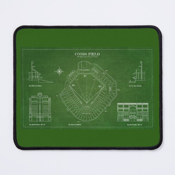 Item preview, Coors Field (Green Grid Version) designed and sold by BGALAXY.