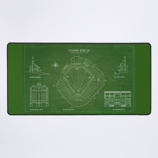 Item preview, Coors Field (Green Grid Version) designed and sold by BGALAXY.