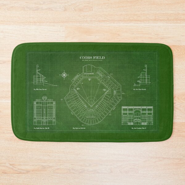 Item preview, Coors Field (Green Grid Version) designed and sold by BGALAXY.