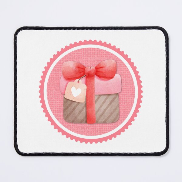 Item preview, Valentine's Day Scallop Circle Love Present 5 designed and sold by TasimaDesign.