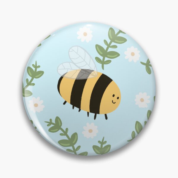 Item preview, Bumble Bees Floral Pattern designed and sold by Lunamise.