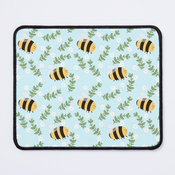 Item preview, Bumble Bees Floral Pattern designed and sold by Lunamise.