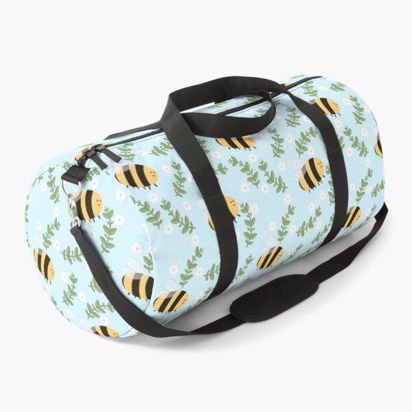 Item preview, Bumble Bees Floral Pattern designed and sold by Lunamise.